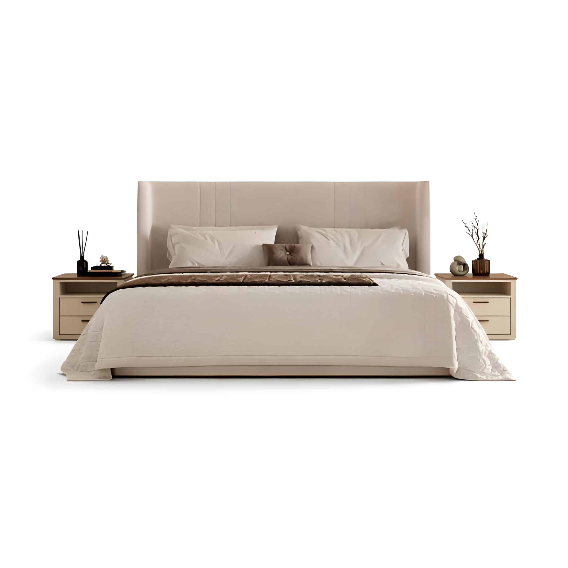 Azora Bed and Nightstand Set