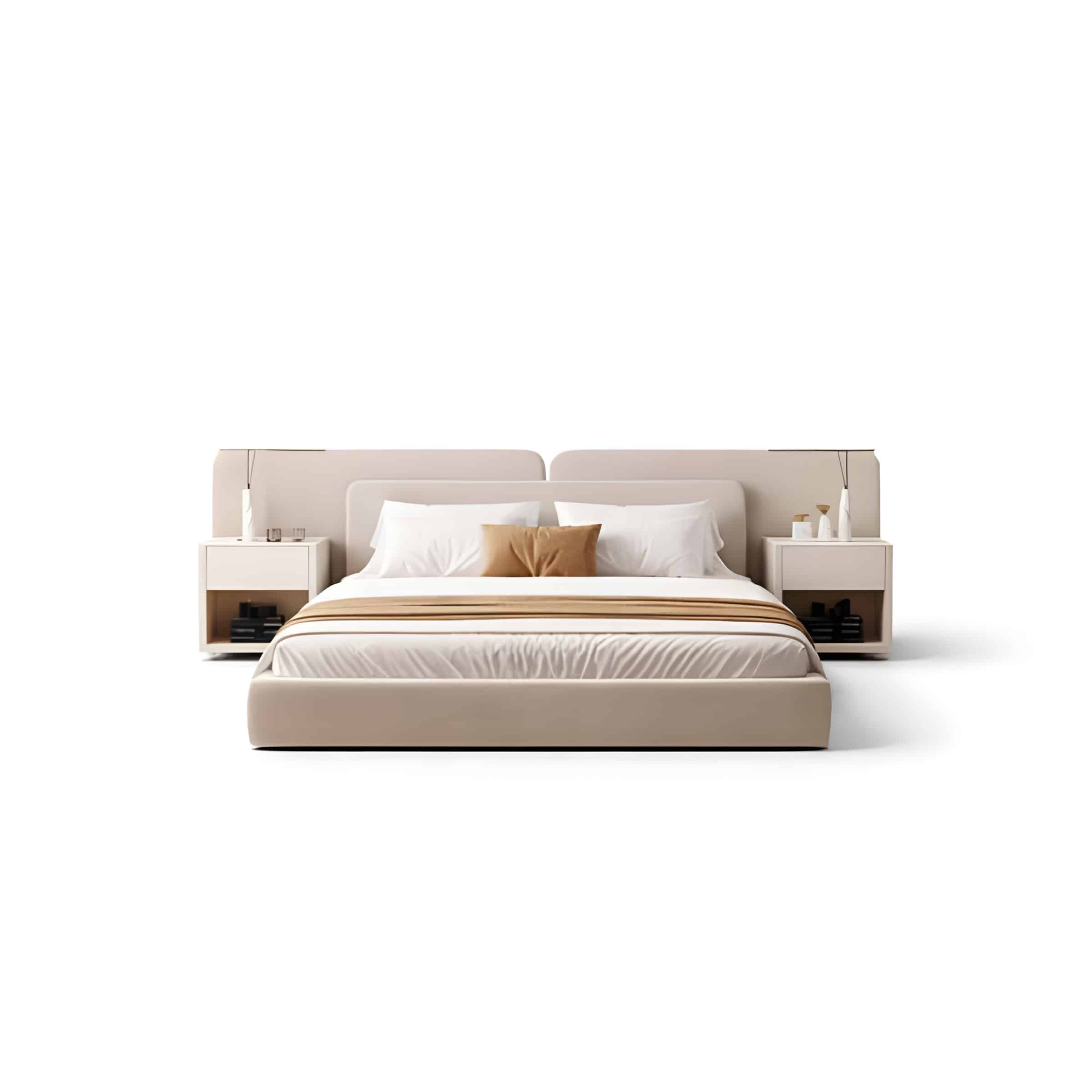 Rova Bed and Nightstand Set