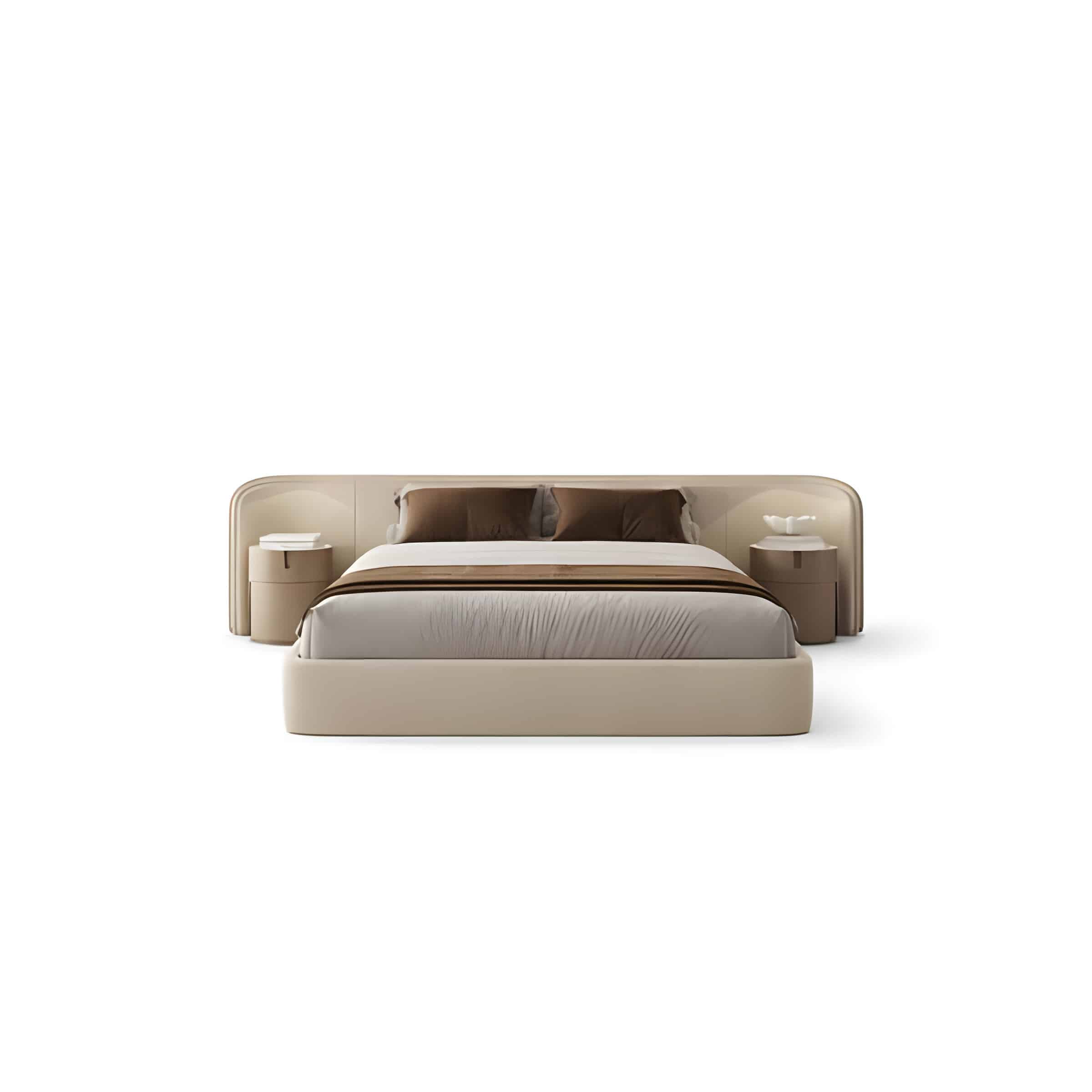 Savo Bed and Nightstand Set
