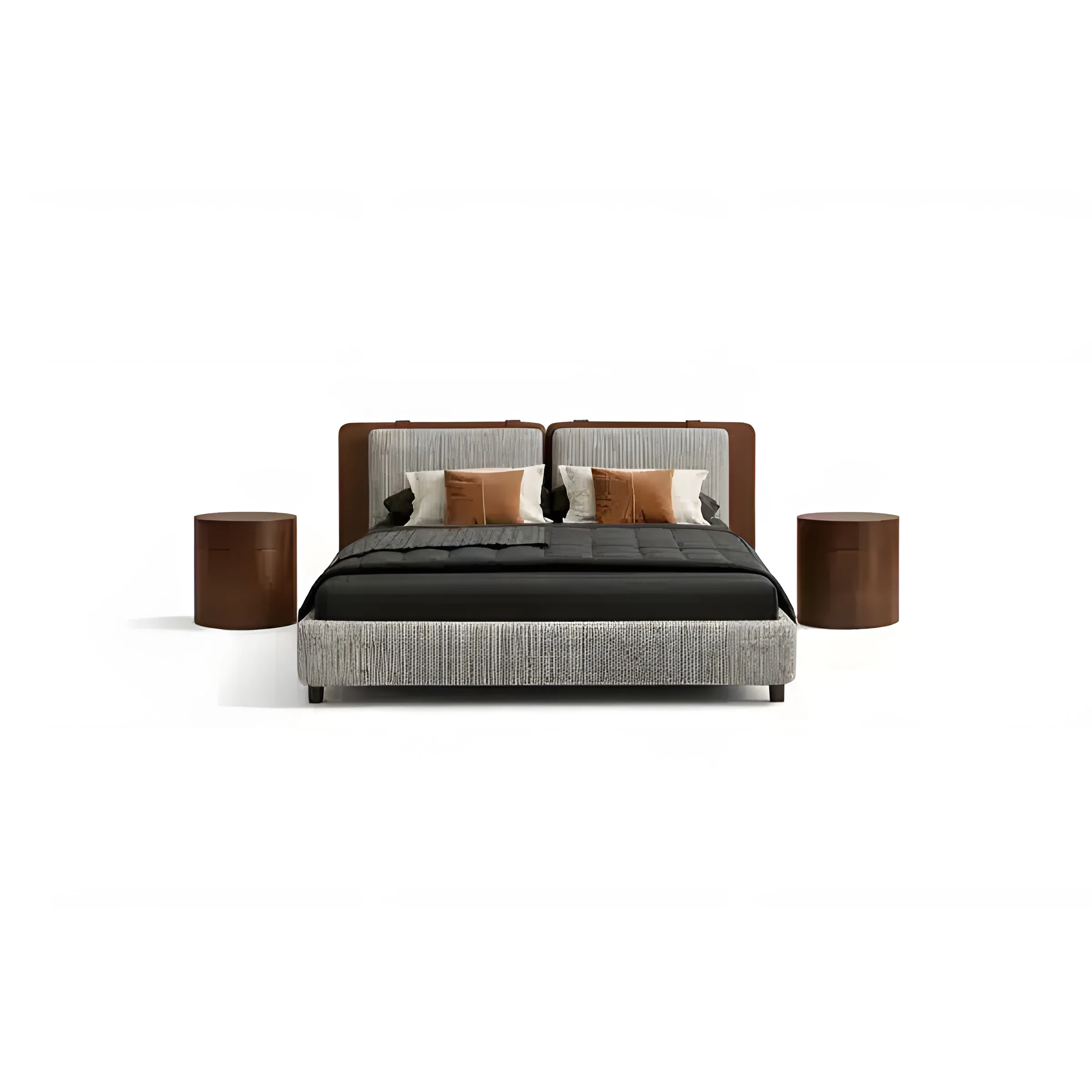 Teno Bed and Nightstand Set