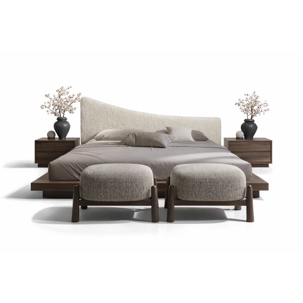 Bedroom set bed and wardrobe view - image 47125