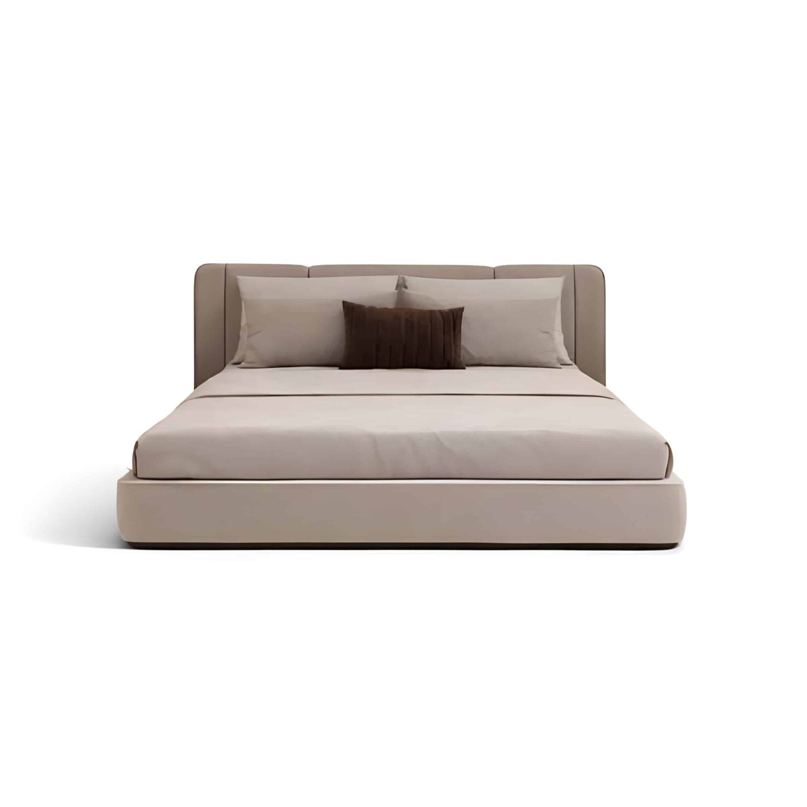 Bedroom Bed and Nightstand Set presented in a premium bedroom with full furniture scene
