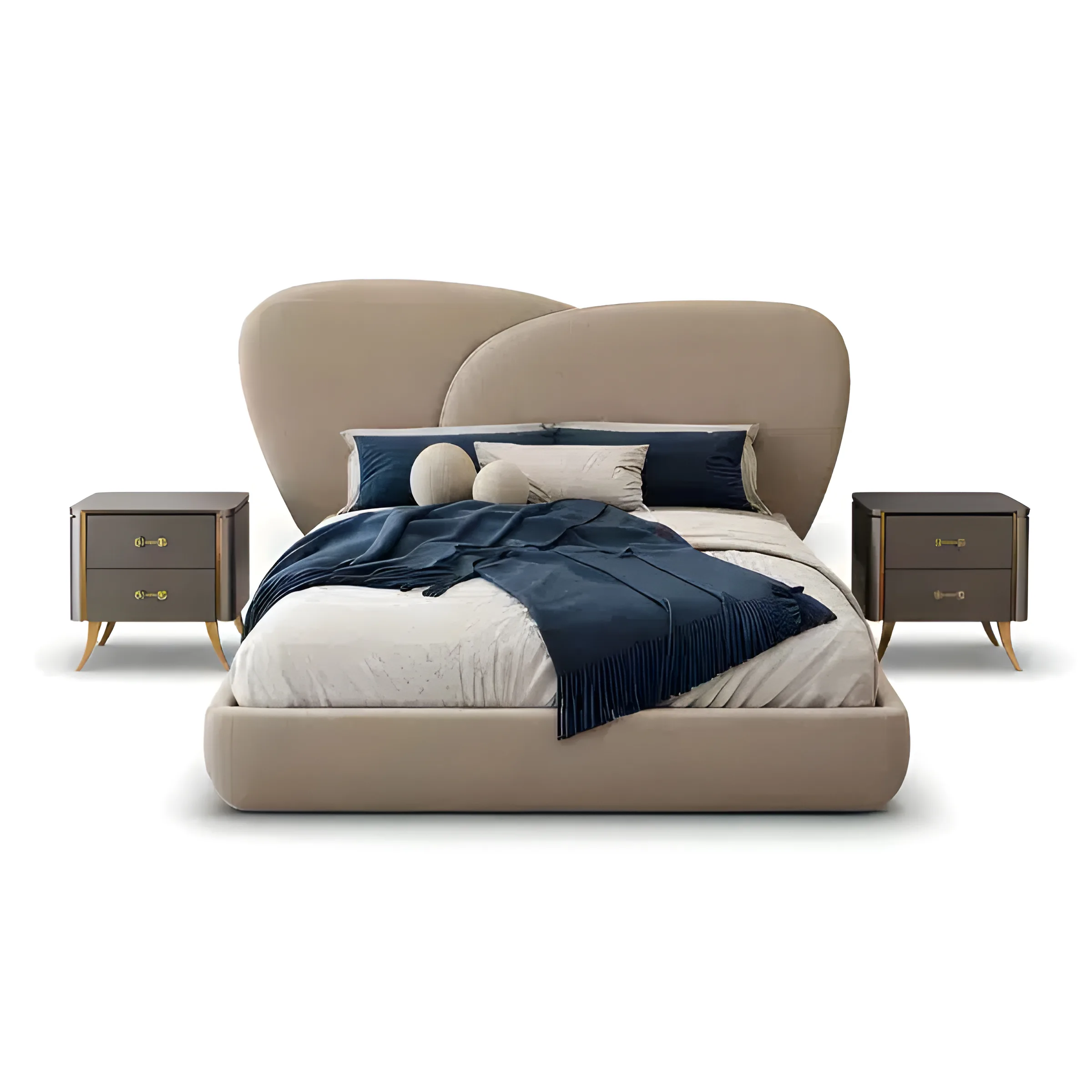Rixo Bed and Nightstand Set