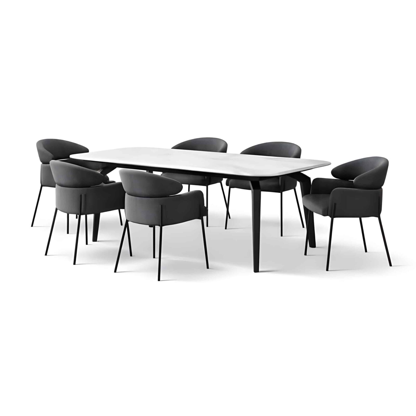 Dining Room Set closeup view for elegant dining spaces Front