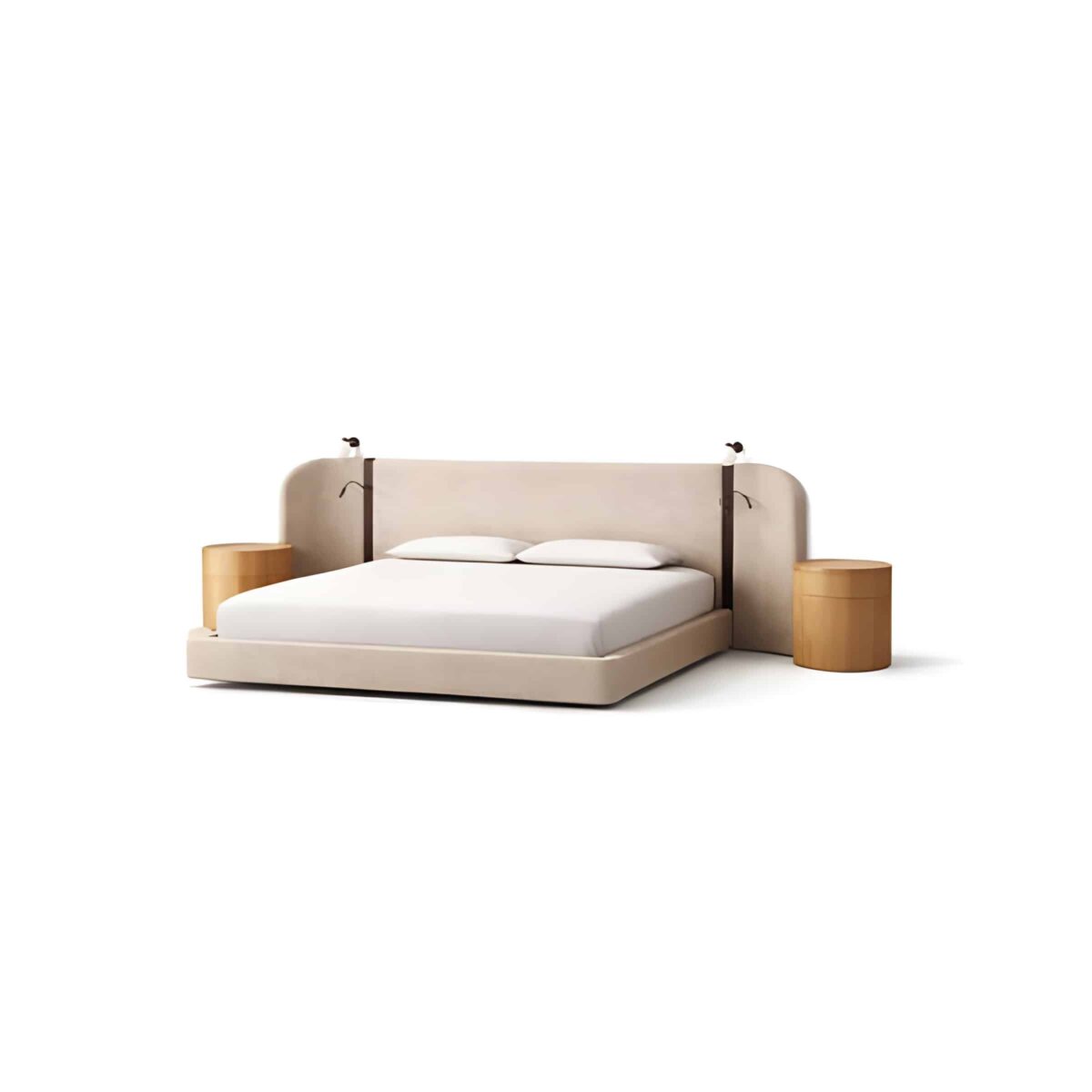 Mora Bed and Nightstand Set