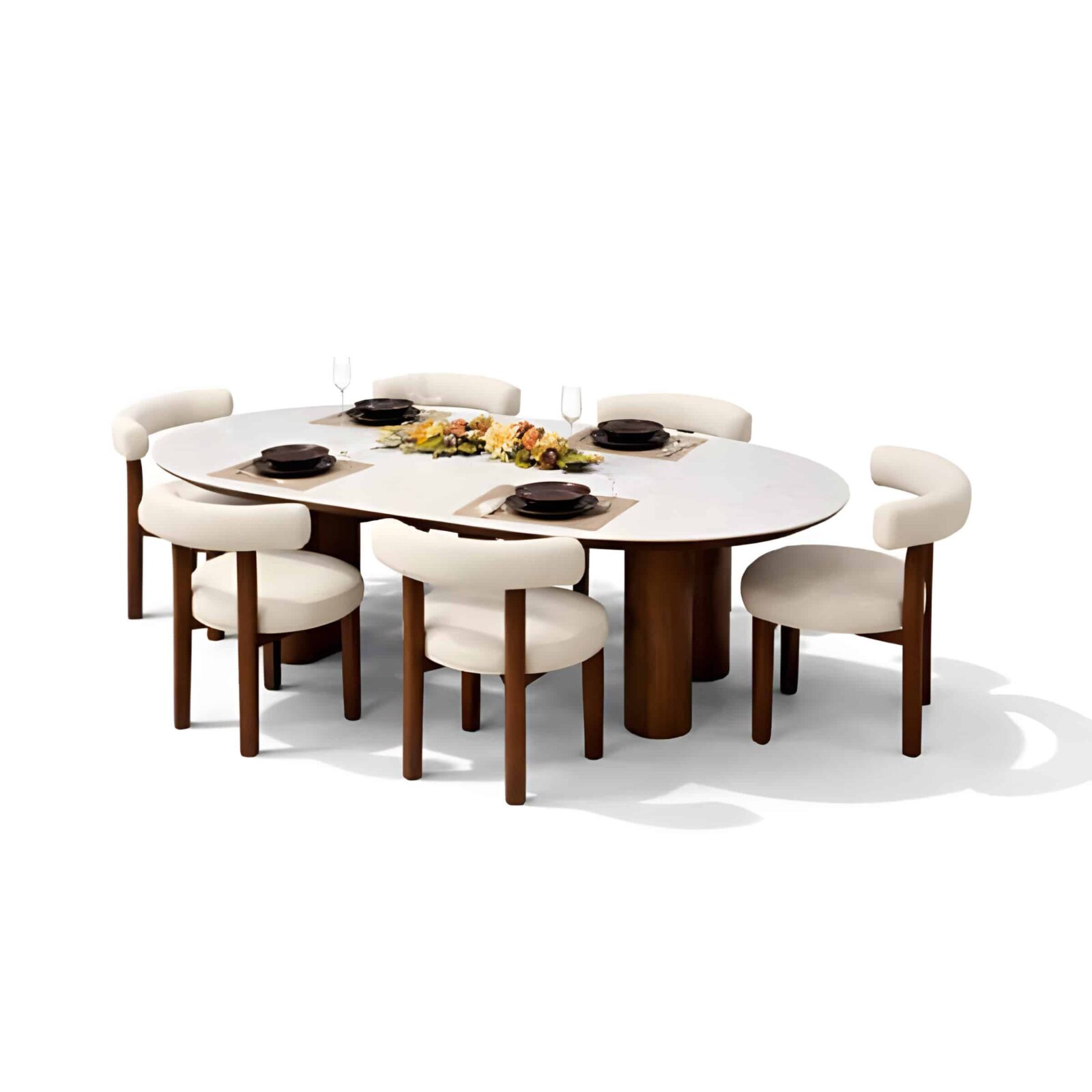 Dining Room Set wideview view for elegant dining spaces Angle