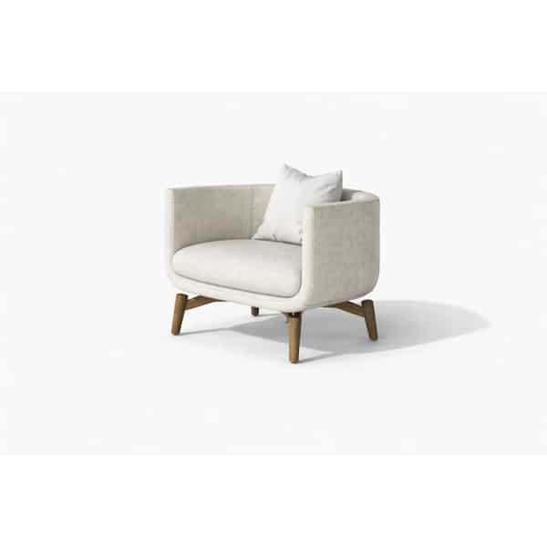 Hush Living Sofa decor view for clean contemporary interiors