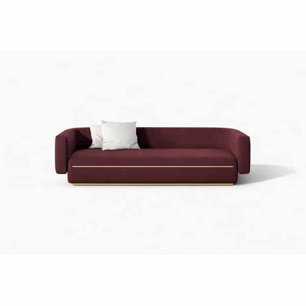 Griva Living Sofa decor view for clean contemporary interiors