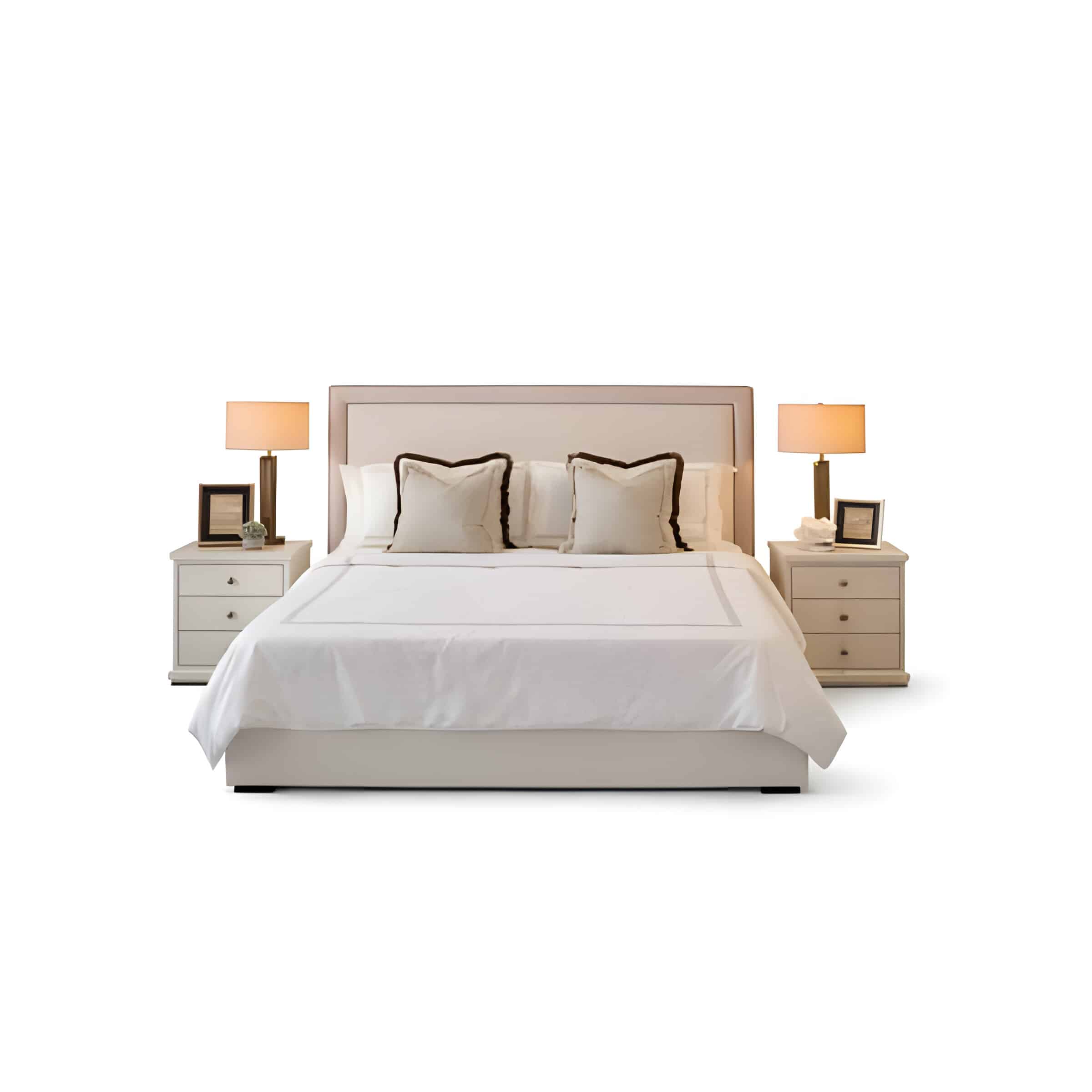 Celva Bed and Nightstand Set