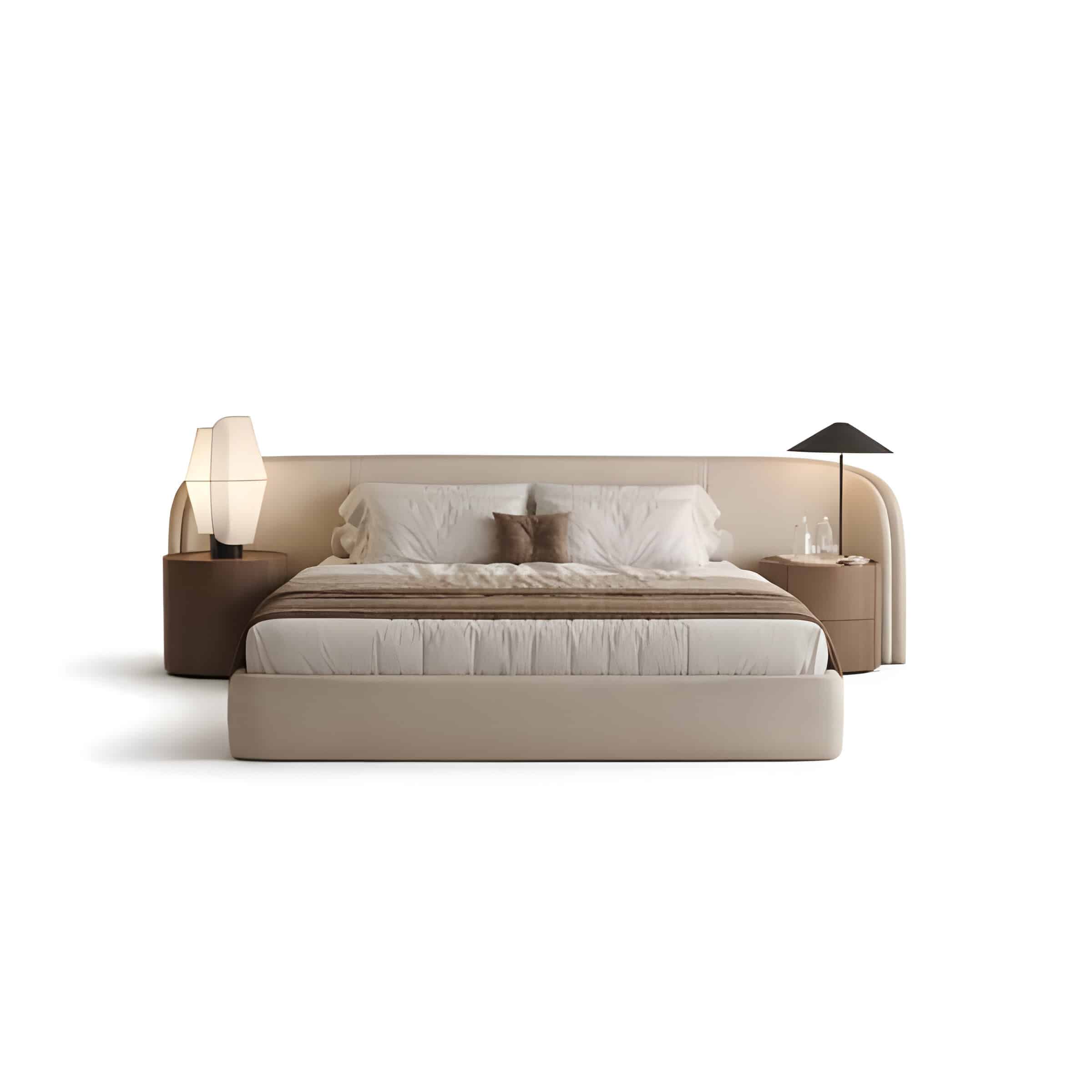 Brelo Bed and Nightstand Set