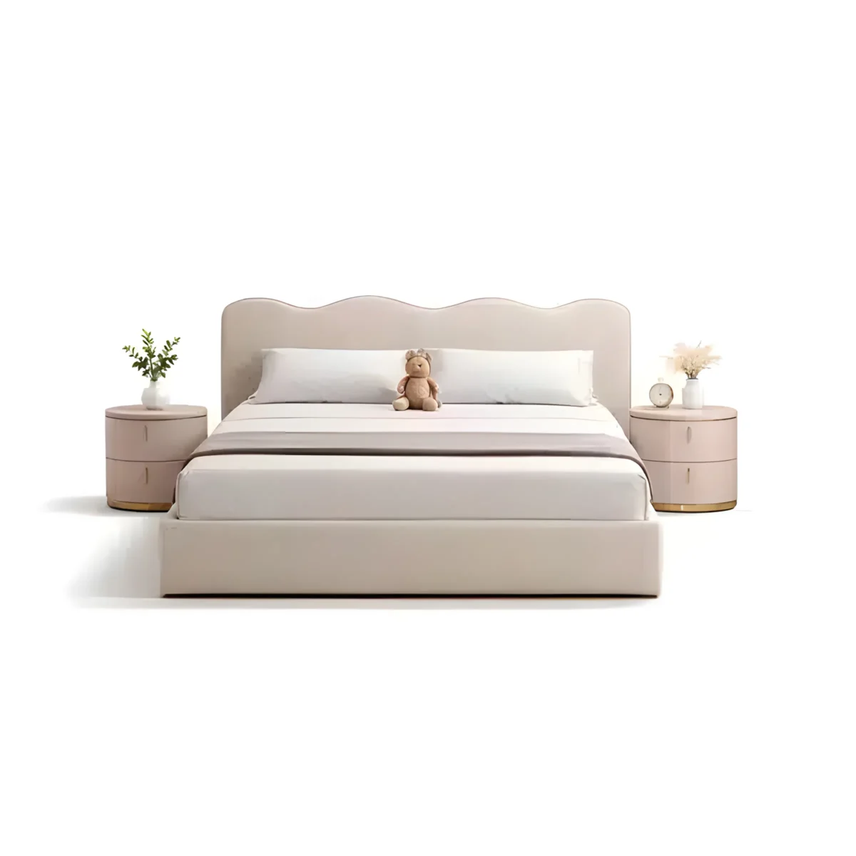 Tero Bed and Nightstand Set
