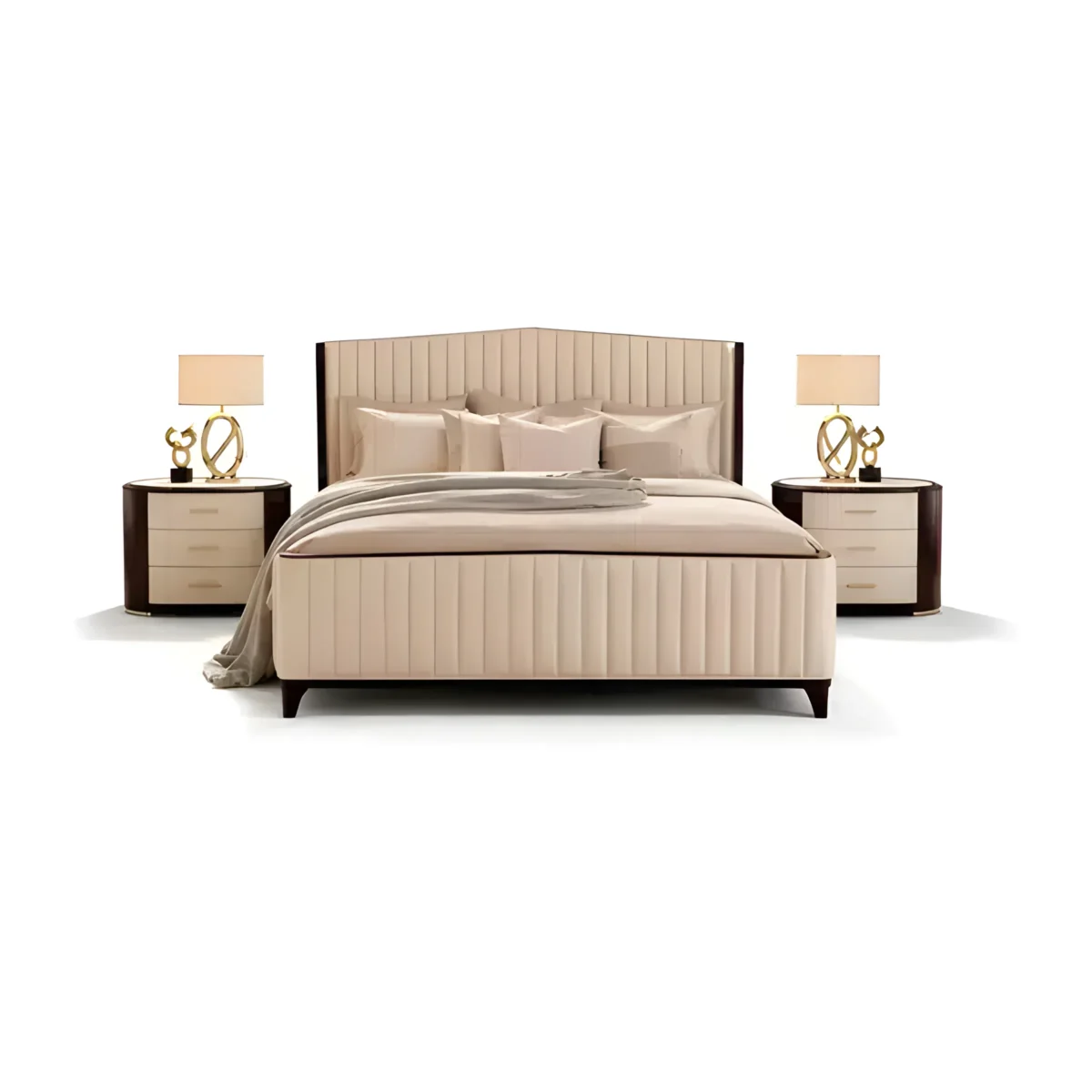 Belva Bed and Nightstand Set
