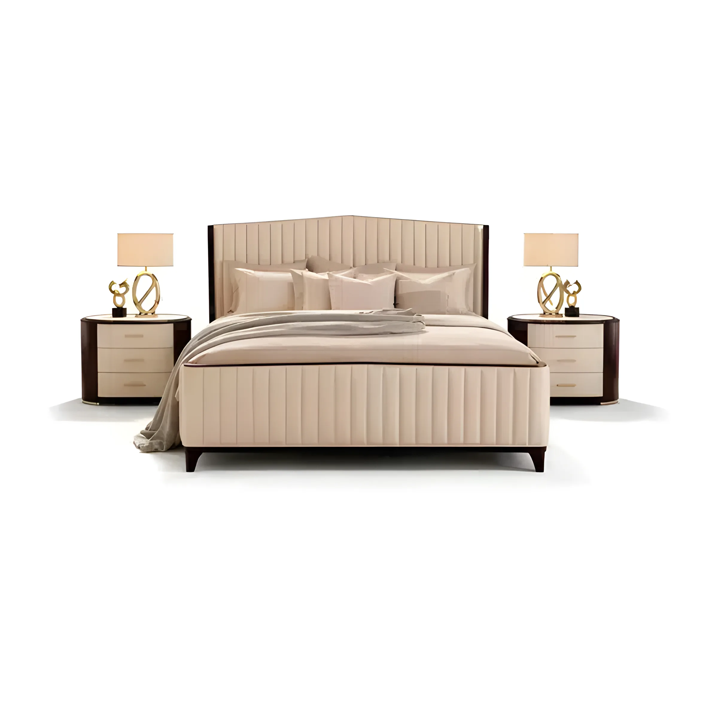 Belva Bed and Nightstand Set