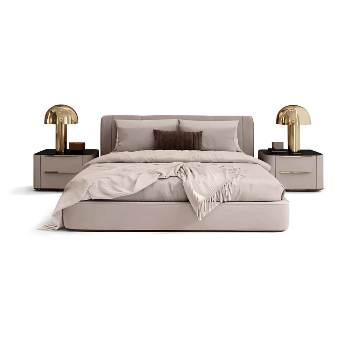 Kora Bed and Nightstand Set