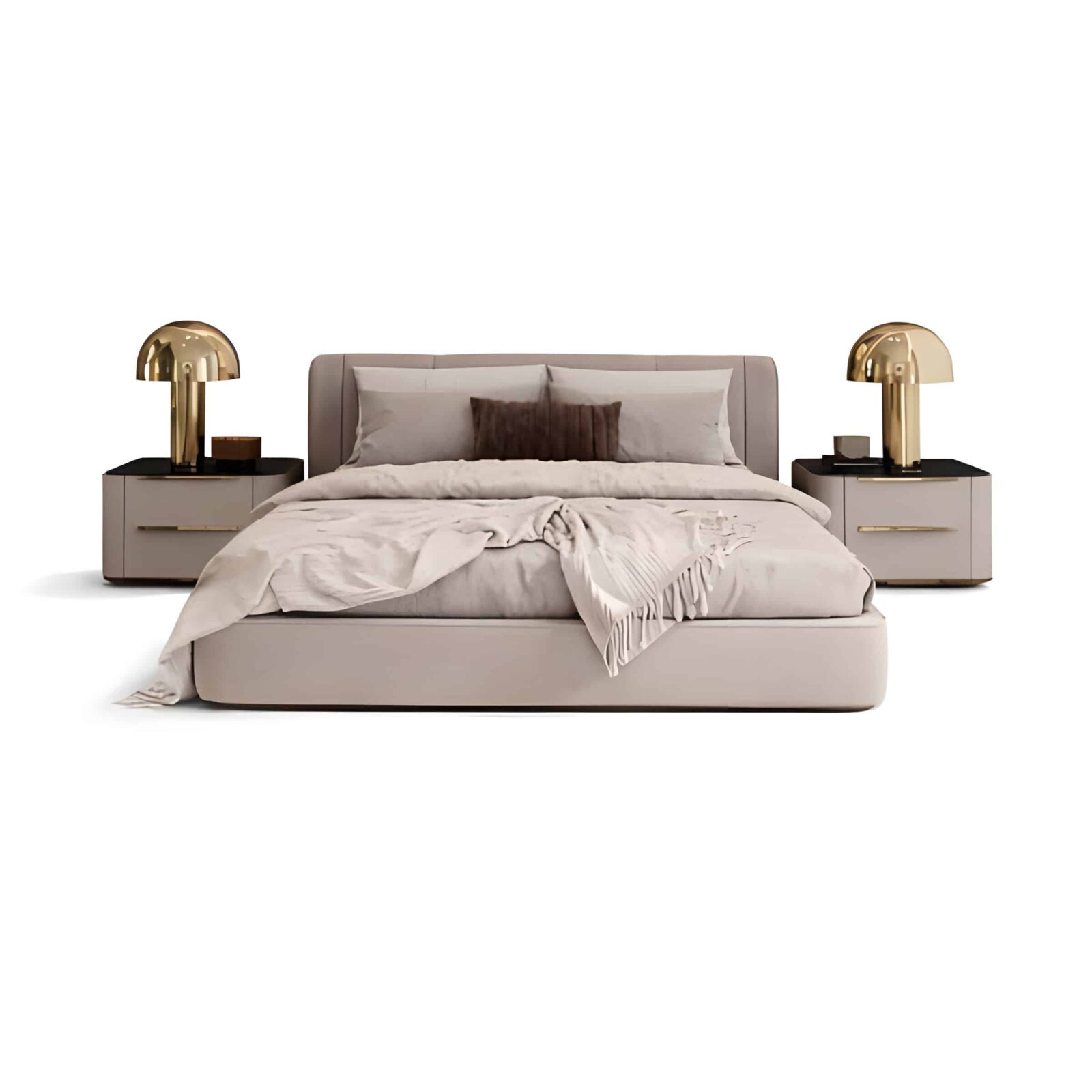 Kora Bed and Nightstand Set