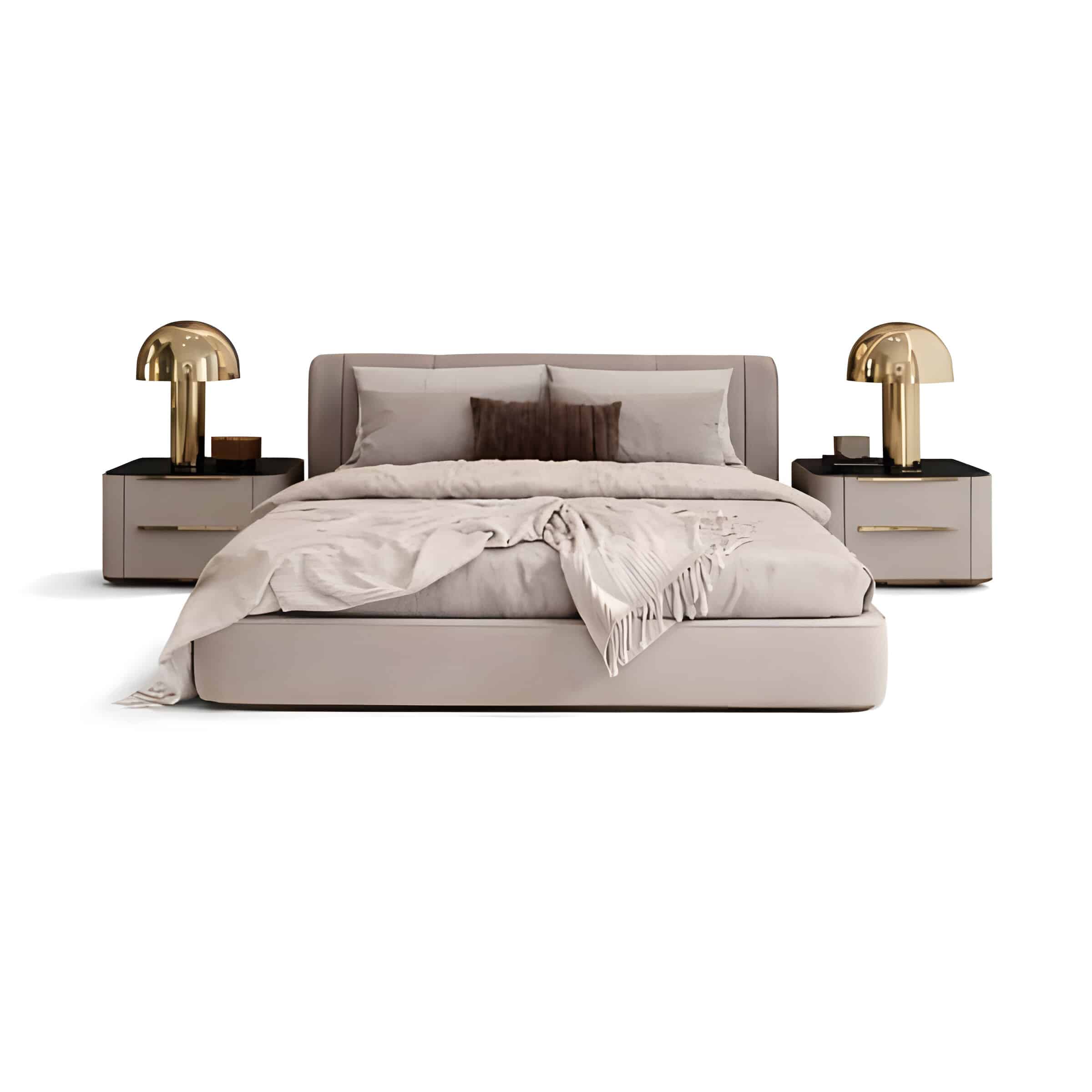 Kora Bed and Nightstand Set