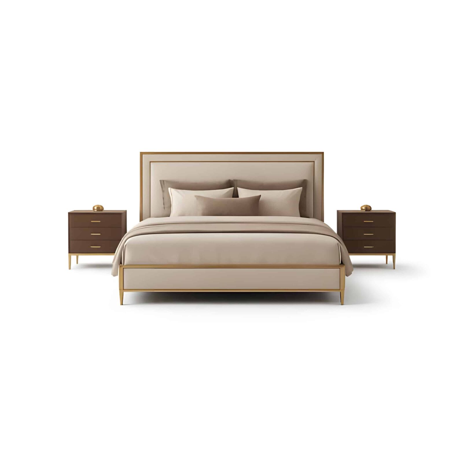 Bedroom set front composition for modern bedroom decor - image 48193