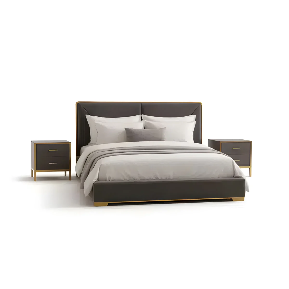Nexo Bed and Nightstand Set