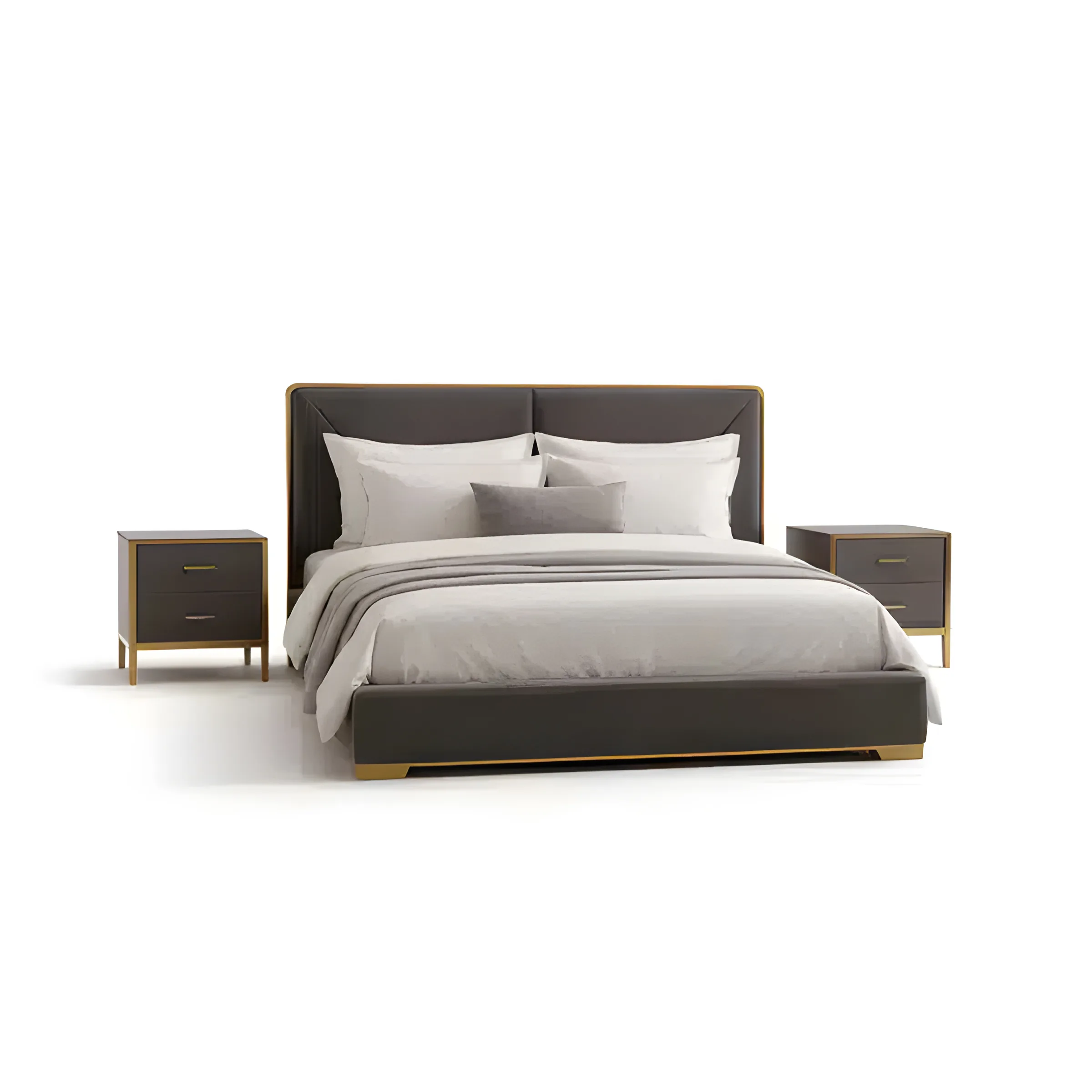 Nexo Bed and Nightstand Set