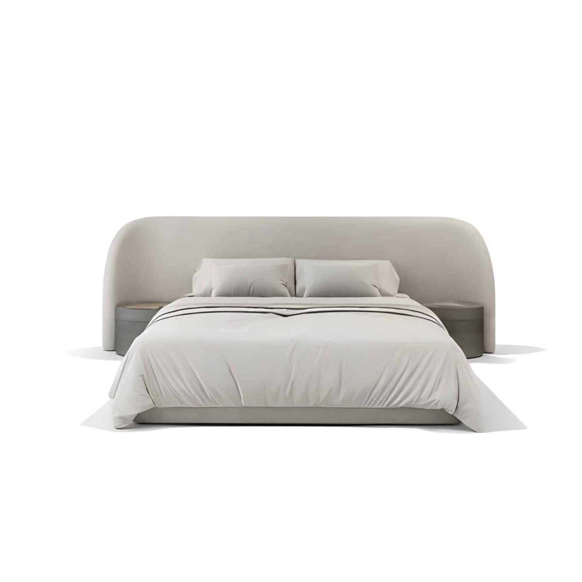 Laxo Bed and Nightstand Set