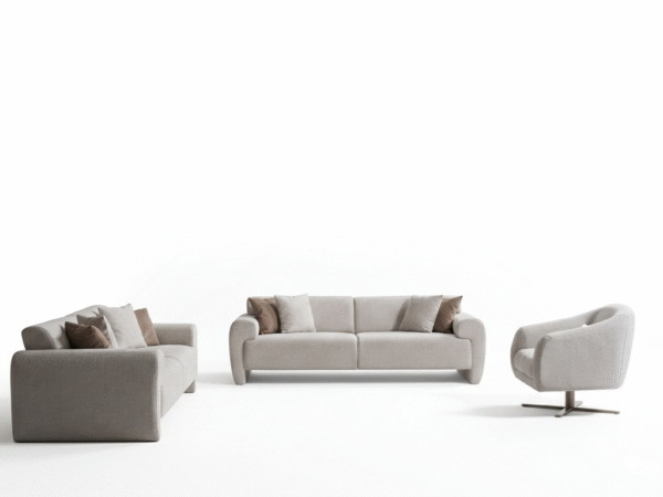 Sina Living Room Set wide view for spacious living room furniture