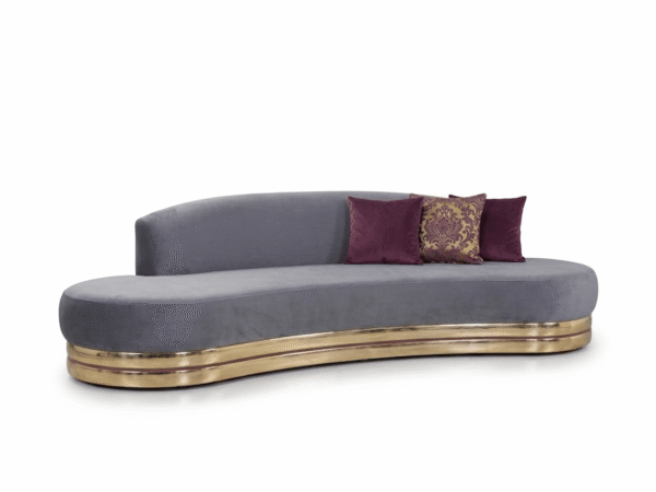 Arch Living Sofa texture view for detailed living room styling