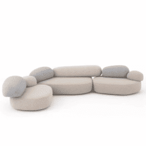 Mist L Shape sofa design in room view for contemporary interiors
