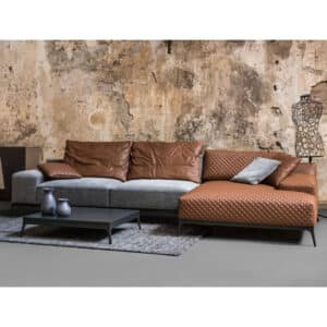Vento L Shape shown in angled view for stylish home seating