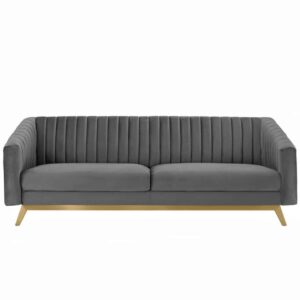 Coal Living Sofa lifestyle view for modern living room sofa furniture