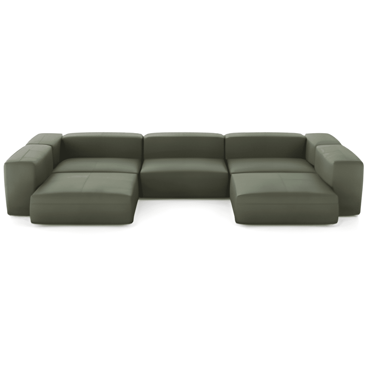 Hush L Shape front view for modern L Shape living room furniture