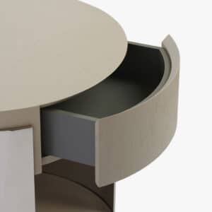 Celo Nightstand Set in calm sleep space detail