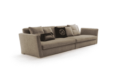 Gold Living Sofa angled view for modern living room sofa furniture