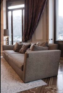 Glixy Living Sofa front view for modern living room sofa furniture