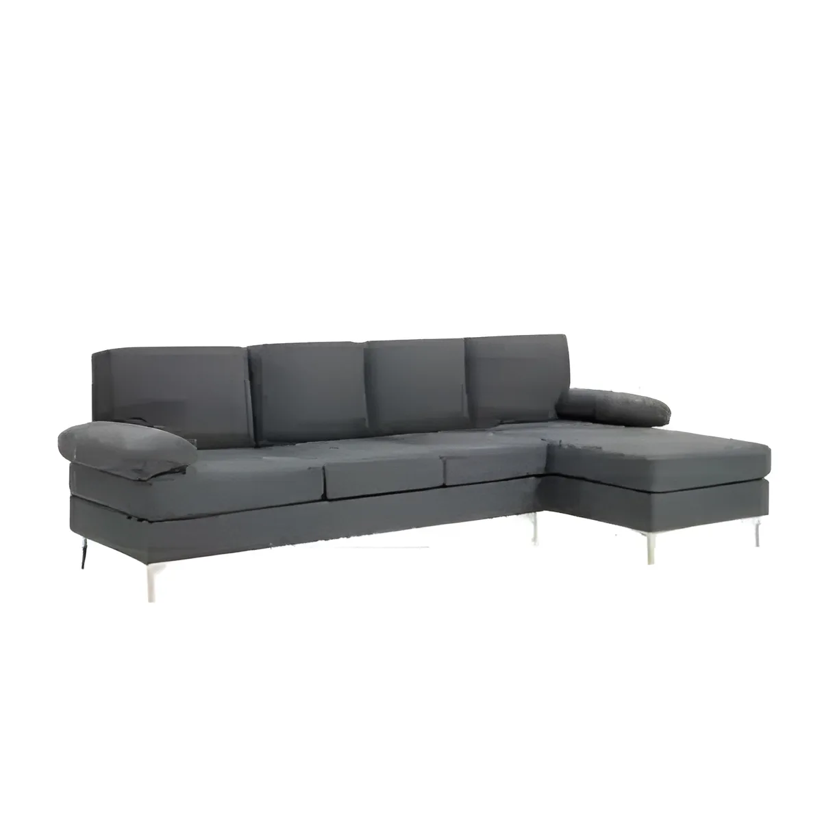Kenro L Shape front view for modern L Shape living room furniture