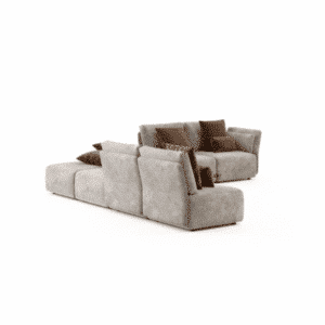 Nairo L Shape shown in angled view for stylish home seating