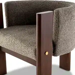 Fynda Living Chair angled view for modern living room seating