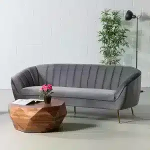 Iron Living Sofa front view for modern living room sofa furniture