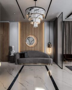 Ivy Living Sofa angled view for modern living room sofa furniture