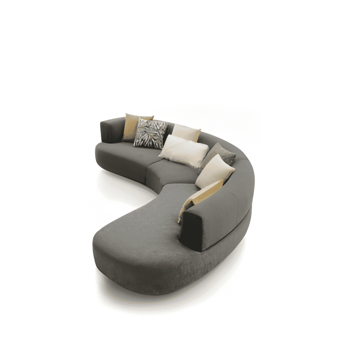 Fleyt L Shape front view for modern L Shape living room furniture