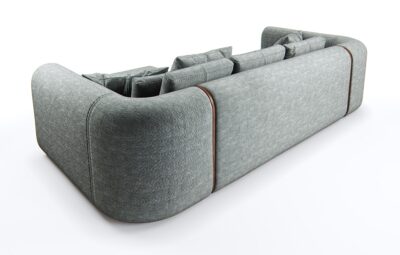 Kenro Living Sofa front view for modern living room sofa furniture