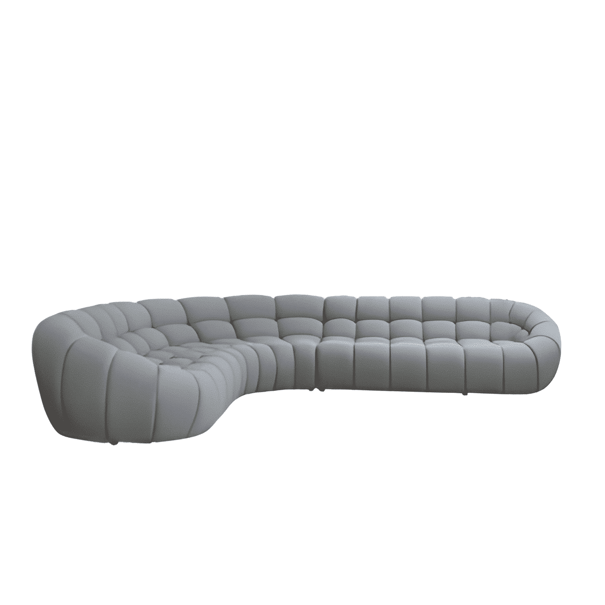Hylor L Shape front view for modern L Shape living room furniture