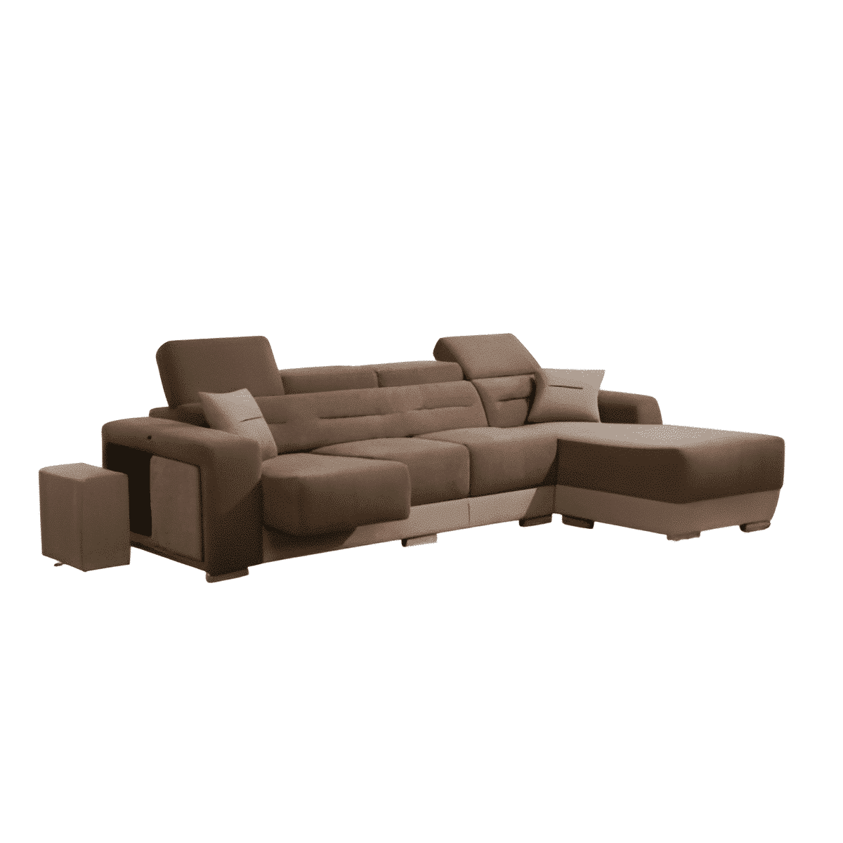 Mytex L Shape front view for modern L Shape living room furniture