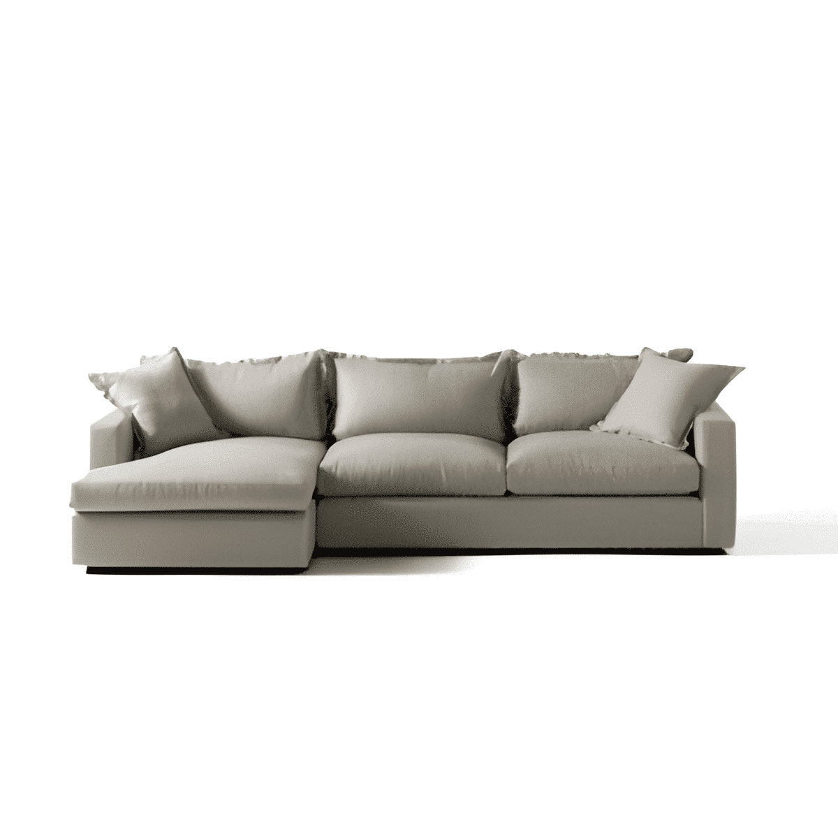 Kryos L Shape front view for modern L Shape living room furniture
