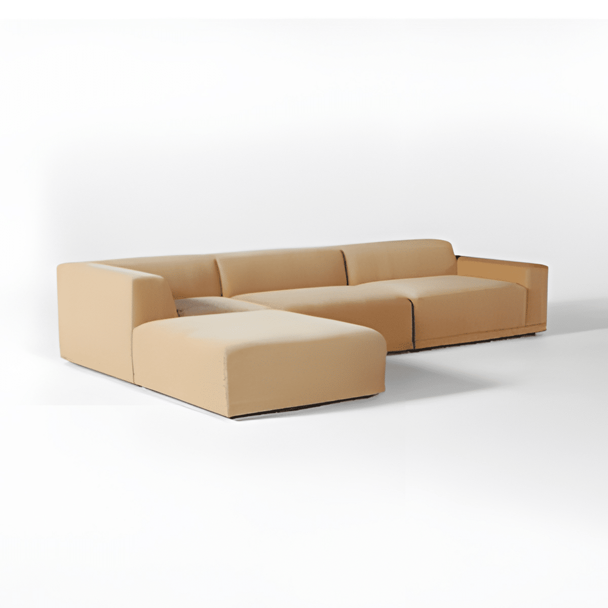 Kylox L Shape front view for modern L Shape living room furniture