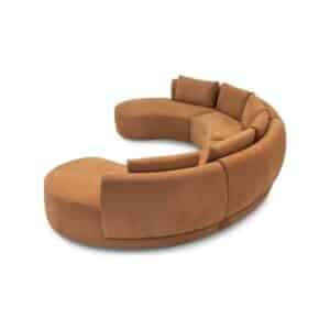 Freta L Shape sofa design in room view for contemporary interiors
