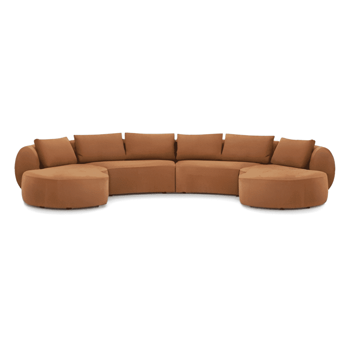 Freta L Shape front view for modern L Shape living room furniture