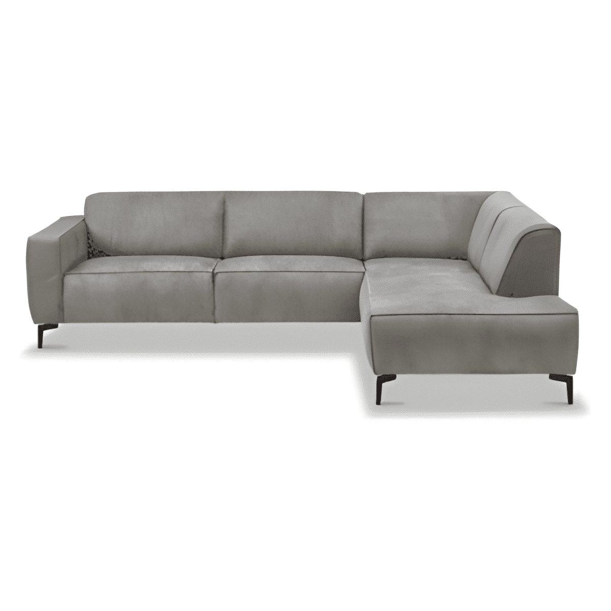 Lerta L Shape front view for modern L Shape living room furniture