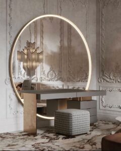 Lumo Dresser Set angled view for bedroom furniture at El Malek