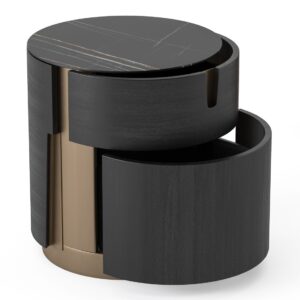 Liya Nightstand Set in luxury modern room view