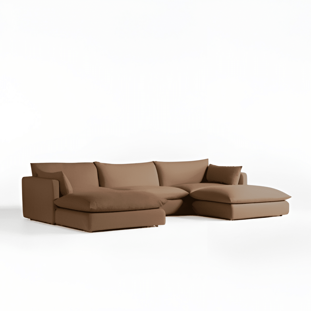 Lyrin L Shape front view for modern L Shape living room furniture